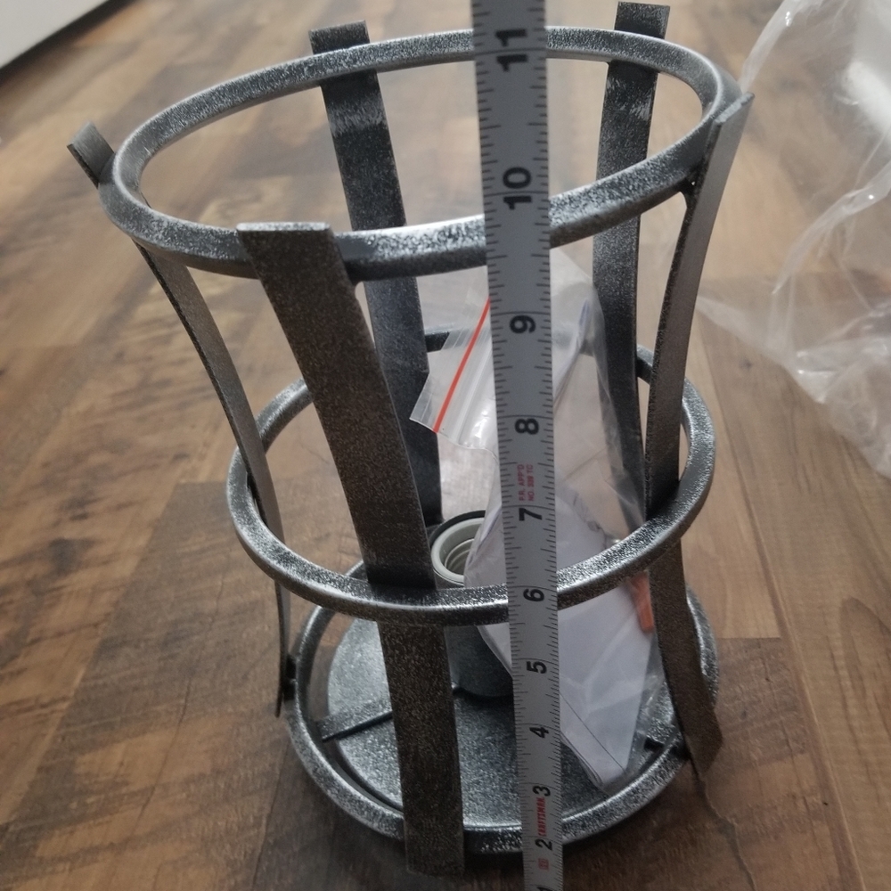 Rustic Distressed Light Fixture, New in Packaging